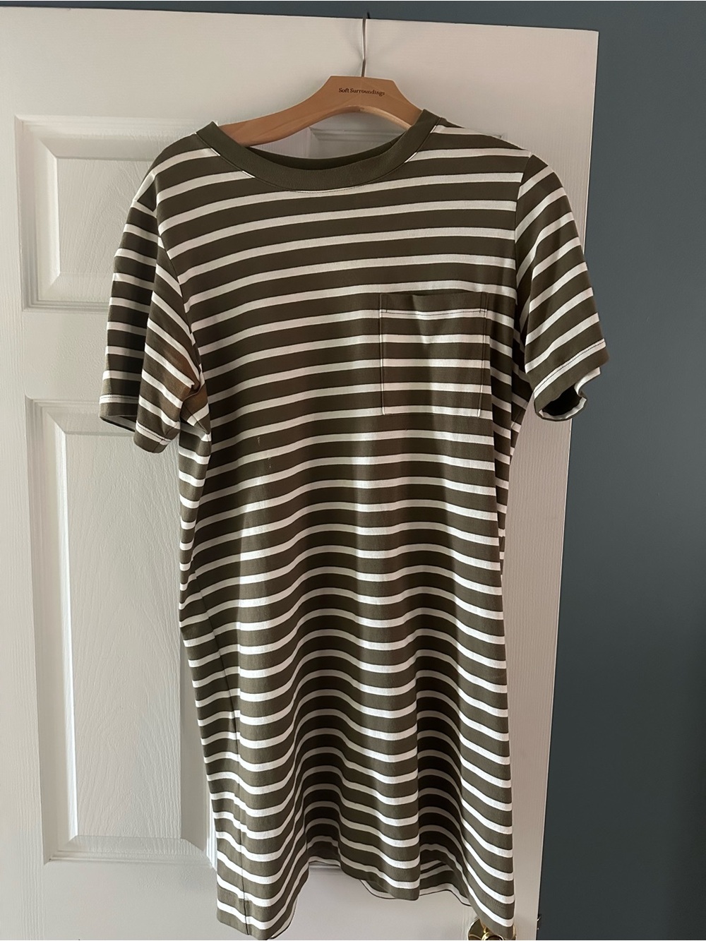 Everlane striped t-shirt dress - M